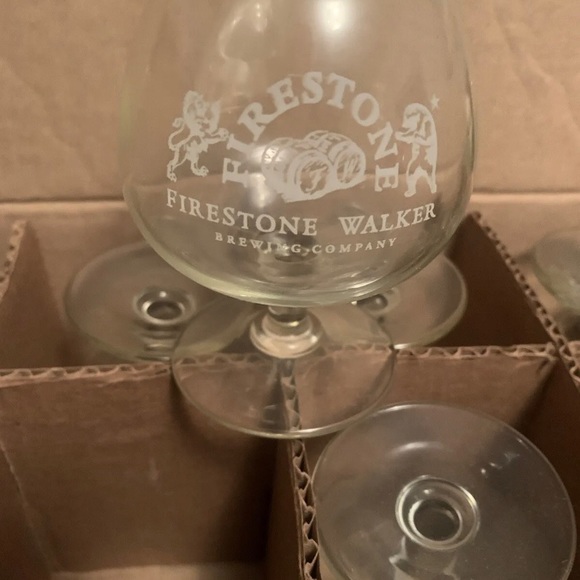Craft Brewery, Limited Edition, FireStone Walker Brewery Beer Glasses, Rare Find - Picture 6 of 11